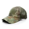 Ball Caps Male Female Neutral Summer Camouflage Grid Baseball Dome Adjustable Hat Visors Top Level Cap Men Women Run