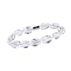 Lien Bracelets Chaîne Naturel Blanc Cristal De Roche Bracelet Bijoux Pour Femmes Dame Hommes Amour Chance Reiki Cadeau Effacer Beauté Perles Rare Gemstone