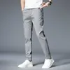 Men's Jeans Summer New Thin Casual Pants Men 4 Colors Classic Style Fashion Business Slim Fit Straight Cotton Solid Color Brand Trousers 38