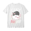 T-shirts pour hommes Kawaii Rat Rats Crazy Ratcouple Lover Cute Funny Pet Gift Esthétique Tops Pour Femmes Harajuku Streetwear Camisetas De Mujer