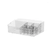 Storage Boxes Large Capacity Cosmetic Box Makeup Organizer Jewelry Brushes Container