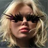 Sunglasses 2023 Oversized Funny Goldfish Women Fashion Big Metal Frame Rimless Sun Glasses Men Hip Hop Shades NX