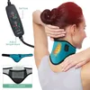 Hip Cares Supply Electric Heating Neck Brace Cervical Vertebra Fatigue Therapy Reliever Pain Relieve Strap Moxibustion Health Care Tool 230520