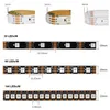 12V WS2815 IC LED Pixel Flexibel strip Light Tape 5050 RGB Dream Full Color Individuell adresserbar programmerbar Dual Signal Digital