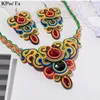 Necklaces Ethnic style gems Water Drop Bridal Jewelry Sets Bohemia necklace Crown Necklace Earrings for Bride Wedding Dubai Jewelry Set
