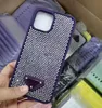 Étuis de téléphone à paillettes de luxe pour iPhone 13 Pro Max i 14 11 14promax 13 14Pro Designer de mode Bling Sparkling Strass Diamant Bijoux 3D Cristal Femmes Retour Cov UOO9