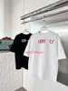 23SS Designer Męska koszulka koszulka polo Spring/Summer Nowy oddychający siatka okrągła szyja krótkie rękaw haft haftowy luz krótkie rękawowe T-shirt