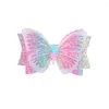 Hair Accessories 12pcs Fashion Cute Glitter Butterfly Bow Hairpins Cartoon Floral Bowknot Alligator Clips Princess Headwear