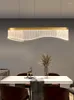 Lampy wiszące luksusowe oświetlenie żyrandol sztuka stylowe nowoczesne światła na wyspę kuchenną biurową zawieszenie światła jadalne