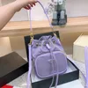 new luxury designers women shoulder bags leather old flower bucket bag famous Drawstring handbags Cross Body purse Simple fashion very nice