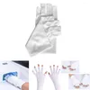 Nail Art Kits 1 Pair Woman Glove Comfortable Wrist Mitts Radiation-proof Manicure Protective Gloves Open-Toed Protector