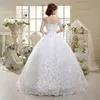 Kvinnors spårningsdräkter grossist 2023 bil Bone Flower Korean Court off-shoulder Wedding Dress Supply