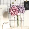 Dekorative Blumen 10 Stück Seidenhortensienköpfe Künstlicher Kopf für Blumenball Hochzeit Weg Home Shop Dekor DIY Wandzubehör