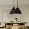 Hanglampen Noordelijke Wabi Sabi E27 Lichten eetkamer bergontwerp hangende lamp hdps suspend home decor led armaturen