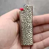 Fumar Colorido Meteorito Aleación de metal J6 Encendedor Funda de piel Carcasa Funda de protección Portátil Reemplazable Innovador Tabaco Cigarrillo Tubos de mano Titular