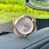 Erkek İzle Japonya 8215 Otomatik Hareket Safir Cam Knowlwatches Aydınlık Mavi Kadran Kauçuk Kemer Çelik Kılıfı 4500 Yıldız Saatleri