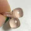 Brincos doces cor brincos inlay transparente zircão 30 cores brincos de cristal rosa banhado a ouro moda jóias para mulher