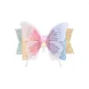 Hair Accessories 12pcs Fashion Cute Glitter Butterfly Bow Hairpins Cartoon Floral Bowknot Alligator Clips Princess Headwear