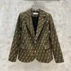 Ensembles deux pièces pour femmes veste blazer robe pantalons costumes décontractés lettres manteaux pour femmes manches longues veste zippée cool filles streetwear ensemble de vêtements pour femmes