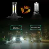 Car New 2Pcs New Highend H4 6000K DC9-32V LED Car Low Beam Headlight Bulbs LED Lamp COB Chips 8000LM Auto Fog Lights High Beam Light