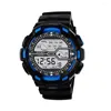 Relojes de pulsera Reloj para hombre Digtal Moda Impermeable Hombre Niño Lcd Digital Cronómetro Fecha Goma Deporte Muñeca Relogio masculino