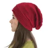Berretti Beanie / Skull Caps Moda donna # 40 Outdoor Solid Splice Cappelli Hollow Crochet Knit Holey Beanie Cap Color Elegant Lady Winter
