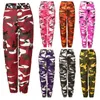 Damesbroeken capris De nieuwste komst van camouflage goederen voor dames hoge taille hiphop broek broek militaire gevechten camouflagebroek hoeden 230520