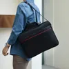 Pouca de laptop saco de laptop estojo de transporte de 15,6 polegadas com alça de ombro Braça leve Brahercase Business Casual School Uso para homens 230520