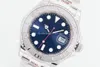 EWF Top Maker Watch TH-11.5MM 40MM 126622 Bisel de platino Esfera azul Zafiro CAL.3235 Mecánico automático 72 horas de almacenamiento de energía Relojes 904L Relojes de pulsera para hombres