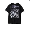 T-shirt Designer T-shirt de luxe à manches courtes Coupe ample imprimé sur le dos d'un célèbre designer décédé Chemises de confort et de mode