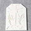 DIY Fondant Cake Rim Decoration Tool Dragonfly Grass Silicone Mold Mould 1223018