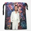 Storage Bags Custom Dacre Montgomery Drawstring Wedding Party Christmas Gift Pouches Packing 18x22cm Satin Fabric Bag 0704