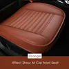 Cojines Cojín de cuero de PU transpirable universal para cojín de silla de automóvil Cubierta de asiento delantero de automóvil Four Seasons Anti Slip Mat S AA230520