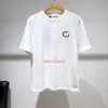 23SS Designer Męska koszulka koszulka polo Spring/Summer Nowy oddychający siatka okrągła szyja krótkie rękaw haft haftowy luz krótkie rękawowe T-shirt