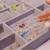 Jewelry Pouches Ring Earrings Bracelet Cufflinks Organizer Watch Tray Drawer Insert Display Stand Holder Rack Storage Showcase