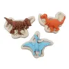 Dinosaur Silicone Fondant moldes crianças desenhos animados fofos garras dino moldes Dragão de bolo com tema de silicone para decoração de bolo cupcake de doces de chocolate de açúcar gomoso 1224322