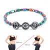 Bracelets de cheville 2023 étoile hématite magnétique soins de santé perte de poids minceur pour les femmes mode Vintage Bracelet fait main bijoux de pied