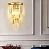 Lampade da parete Stile moderno Led Lampada esagonale Arredamento camera da letto Rustico Luci per la casa Decorazione Applique lunghe