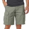 Heren shorts lading shorts multi-zakken dunne mannen massieve kleur allemaal match korte broek voor fitness los werk casual korte broek plus maat m-3xl aa230520