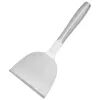 Bistecca in acciaio inox per friggere pala Barbecue Spatole per pizza Utensili da cucina Burger Turner Maniglia comoda W0022