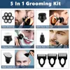 Electric Shavers Shaver For Men 7D Independently 7 Cutter Floating Head Waterproof Razor Multifunction USB Charge Trimmer 230520