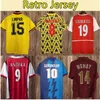 1991 1993 Arsens Retro Soccer Jerseys Henry Bergkamp Mens Retro 02 03 04 05 06 07 88 94 97 V. Persie Vieira Merson Adams Home Away 3 -я футбольная рубашка с коротким рукавом