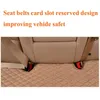 Poduszki Lekowanie siedzenia samochodowego przednie tylna lniana tkanina poduszka oddychająca mata Ochracją Pad Universal Auto Wewnętrzny Stylowa ciężarówka SUV Van AA230525
