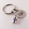 Hela 10st Lot Men First Coffee Keychain Coffee Cup Charm Pendant Keyring Coffee Drinker Jewelry Coffee Lover Gift271C