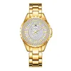 Orologi da polso Orologio classico da 32 mm Easy Reader Puntatore di strass scintillanti con oro argento per riunioni di lavoro all'esterno dell'ufficio H9