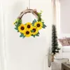 Fiori decorativi Estate Girasole Ghirlanda Decorazioni per la casa Ornamento 1PC Benvenuto Orgoglio Ghirlande natalizie per la porta d'ingresso