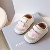 First Walkers Spring Baby Shoes For Boy Leather Toddler Children Barefoot Shoes Soft Sole Outdoor Kids Tennis Fashion Girls Sneakers 230520