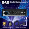 新しい12VカーMP3音楽プレーヤーBluetooth互換性のあるDAB+ AM/FMラジオデュアルUSBカラフルライトボタンSDカードUディスクは電話を充電できる