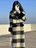 ワークドレス2023冬のクリスマス格子縞のウールスーツ女性Y2K衣類韓国ファッションブレザーコートミニスカートヴィンテージ2ピース