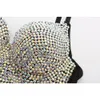Débardeurs pour femmes Camis Irene Tinnie Perles faites à la main Jewel Diamond Bralet Bustier Bra Wedding Party Corset Cropped Top Vest Plus Size 230520